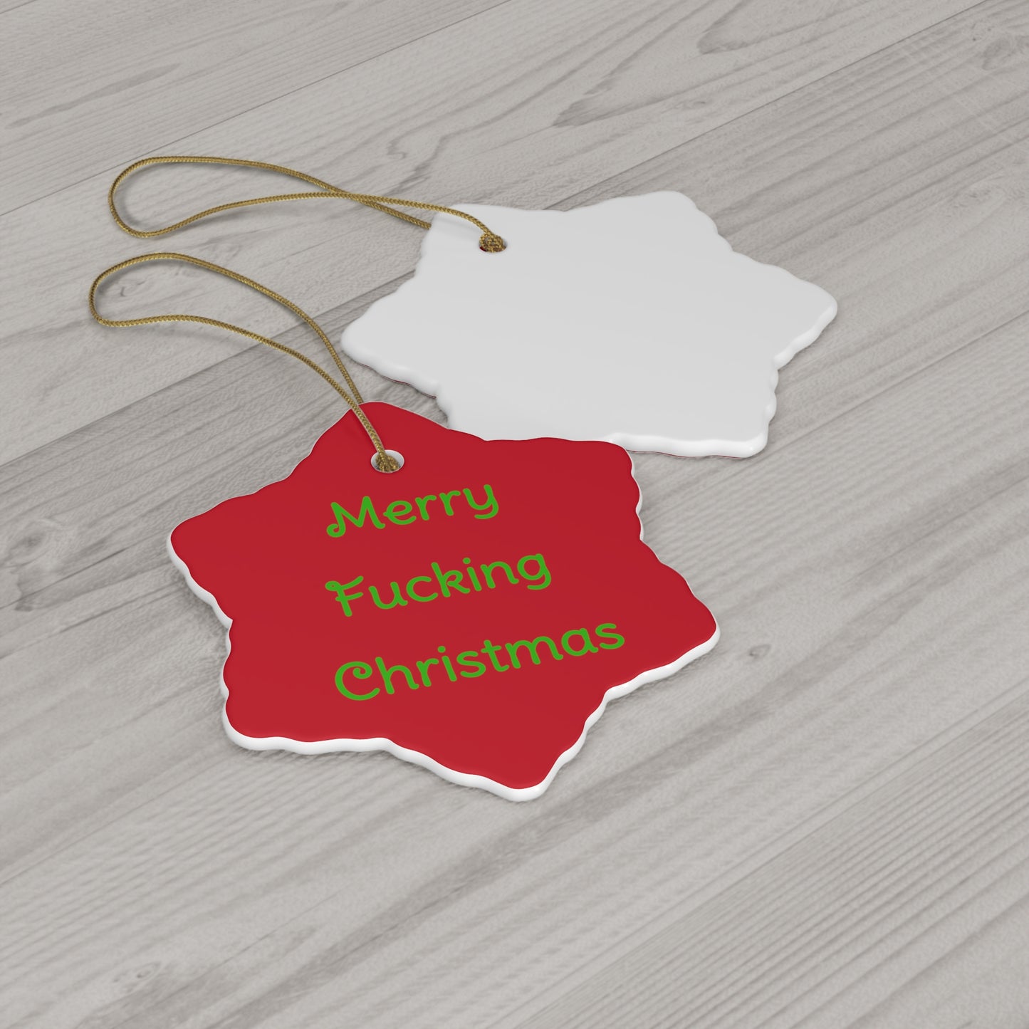 Ceramic Ornament, 4 Shapes