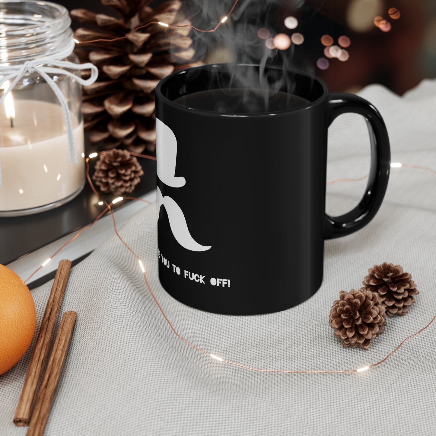 11oz Black Mug
