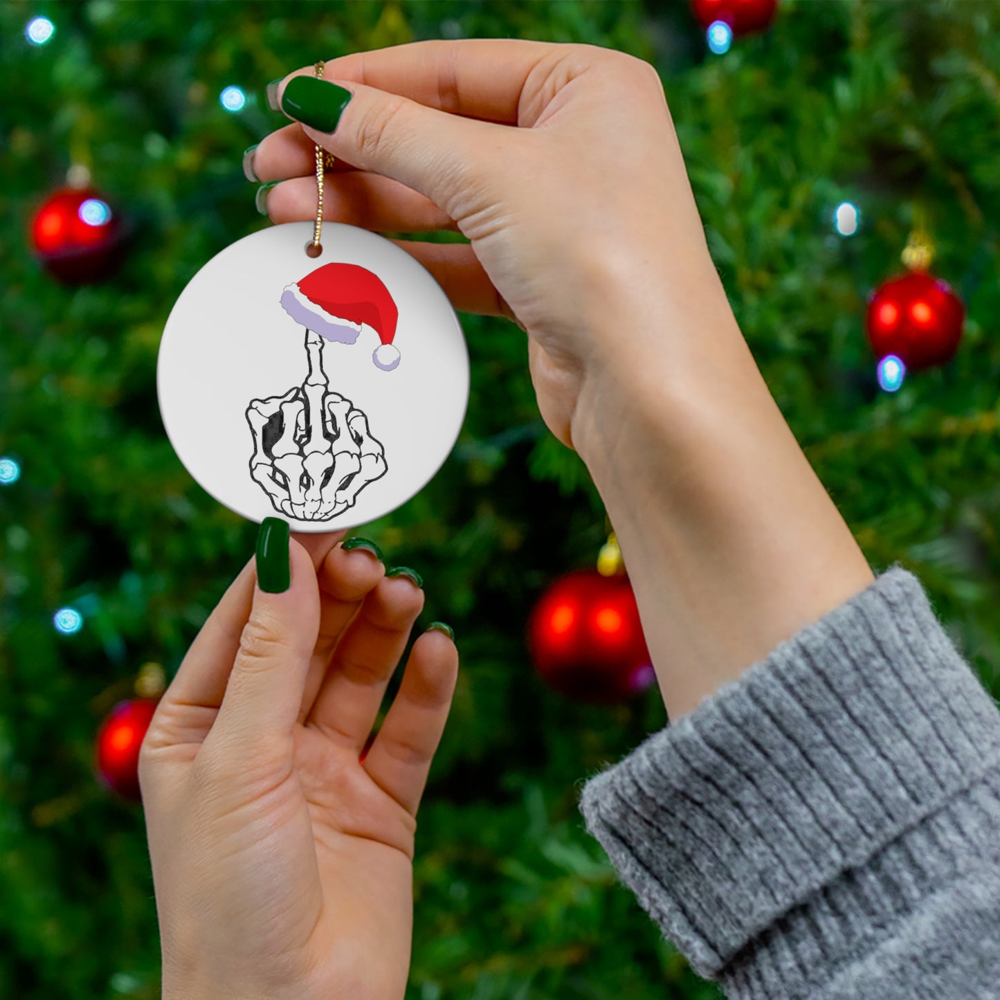 Ceramic Ornament, 4 Shapes