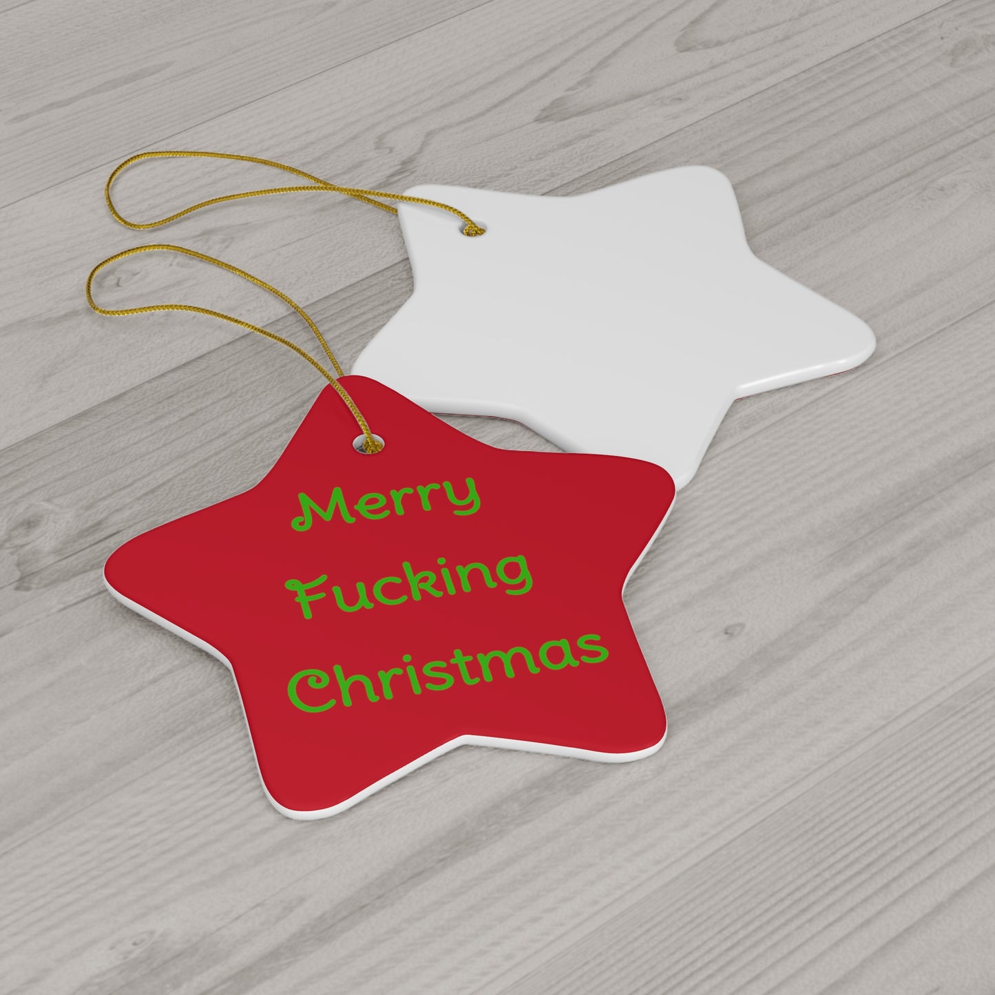 Ceramic Ornament, 4 Shapes