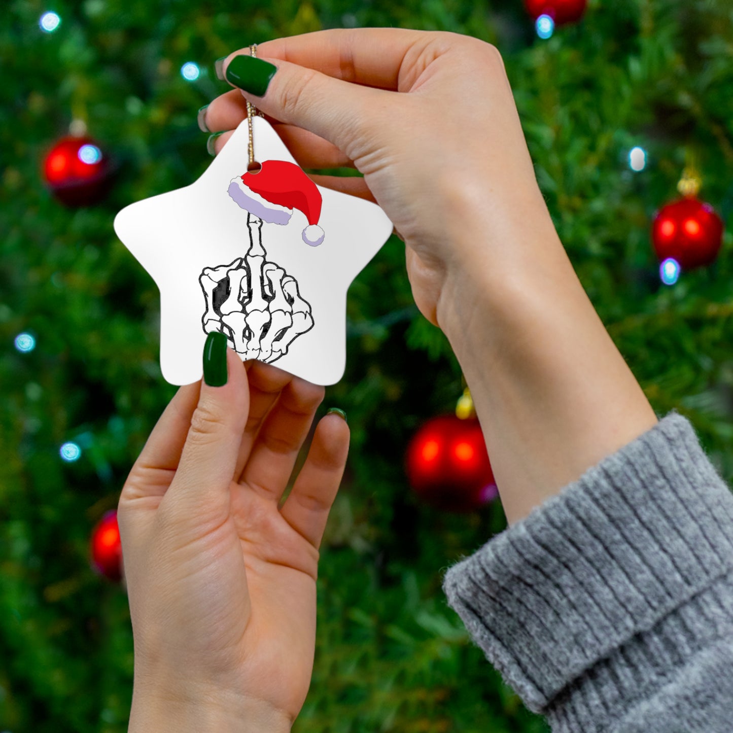 Ceramic Ornament, 4 Shapes