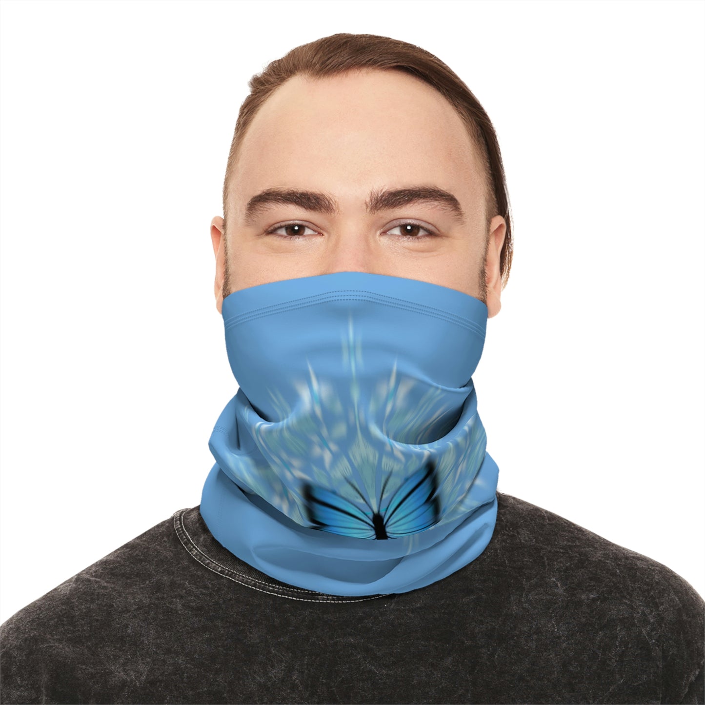 Winter Neck Gaiter With Drawstring