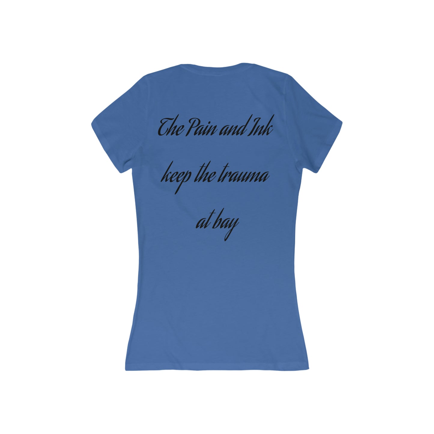 Women's Jersey Short Sleeve Deep V-Neck Tee