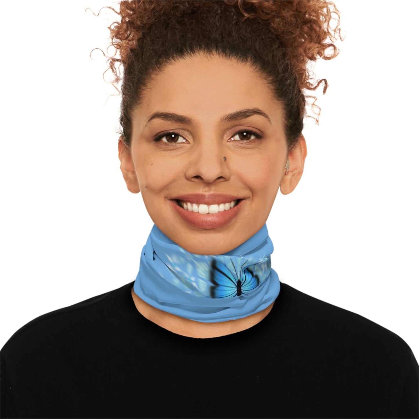 Winter Neck Gaiter With Drawstring