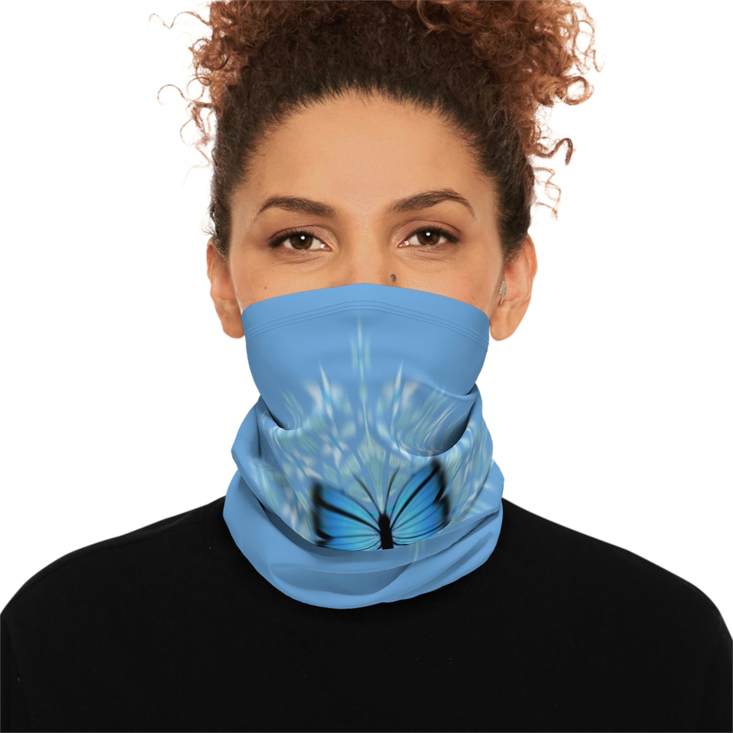 Winter Neck Gaiter With Drawstring