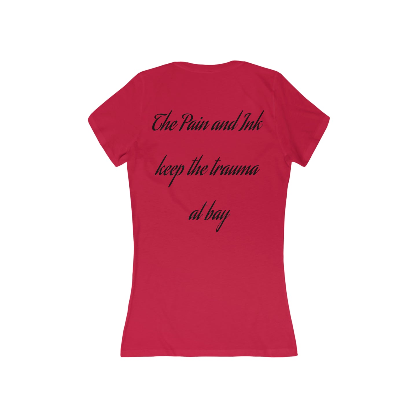 Women's Jersey Short Sleeve Deep V-Neck Tee