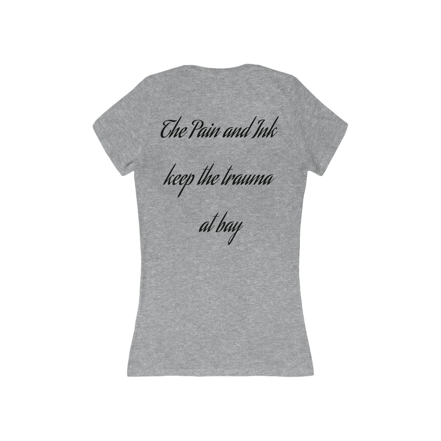 Women's Jersey Short Sleeve Deep V-Neck Tee