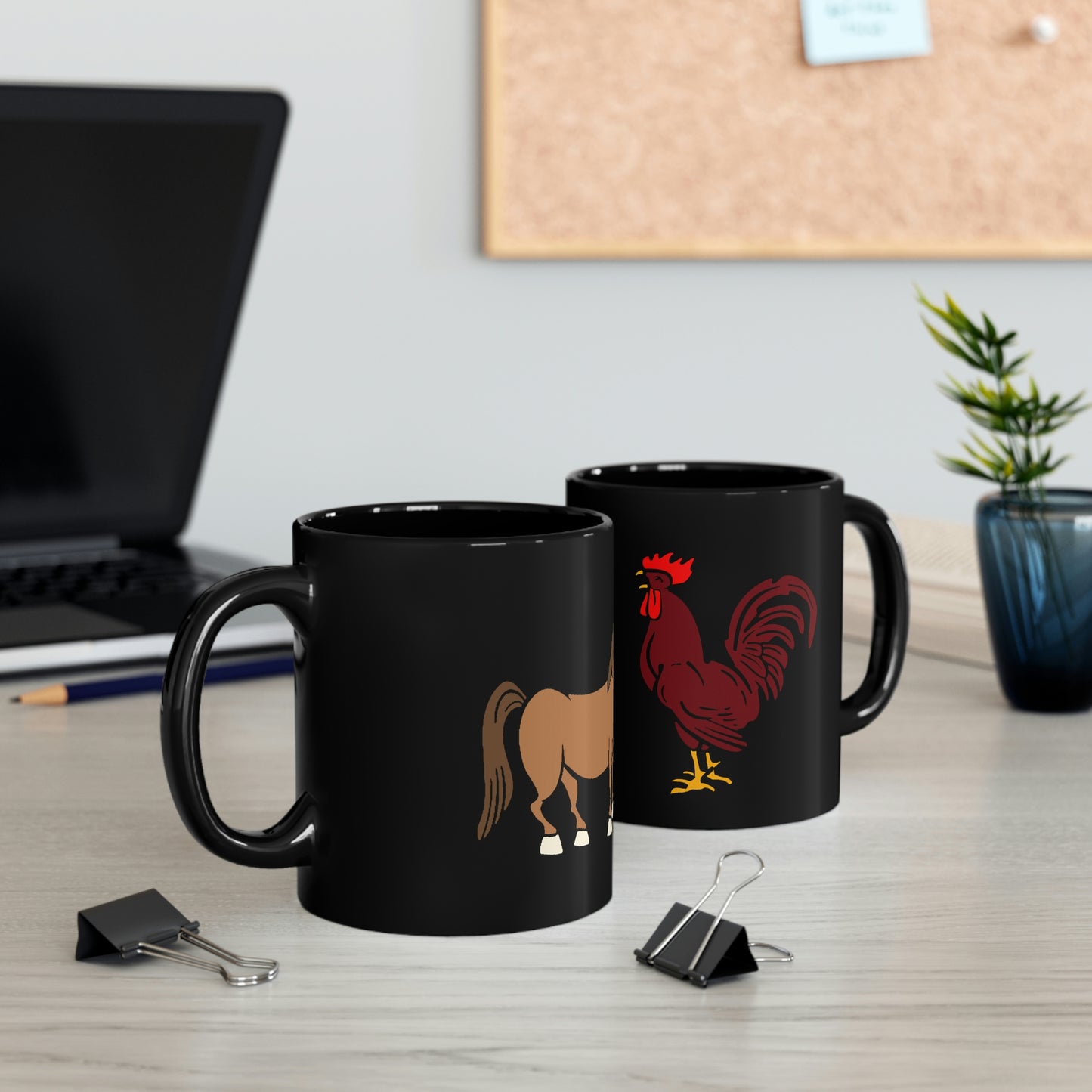 Black mug 11oz