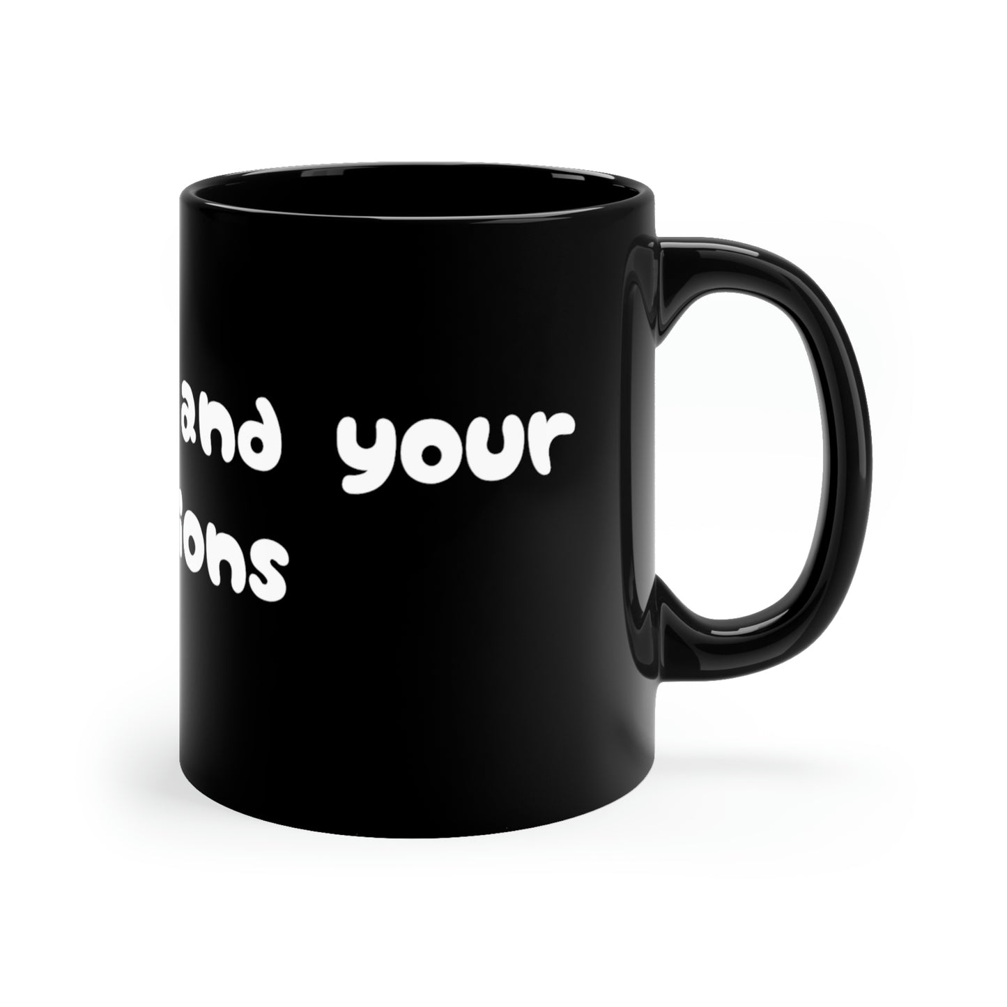 11oz Black Mug