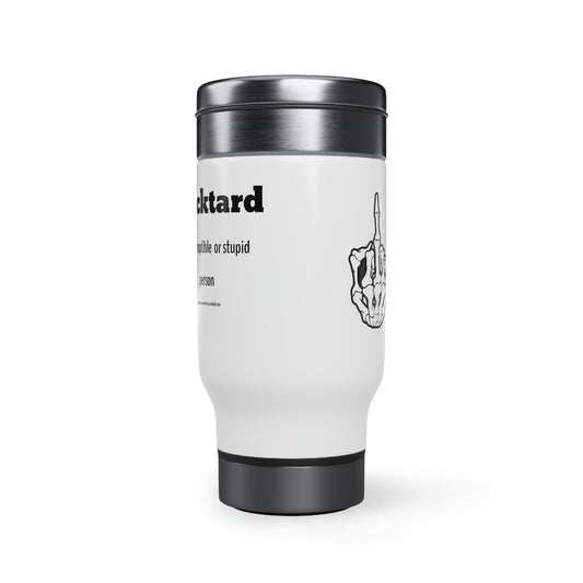 Stainless Steel Travel Mug with Handle, 14oz